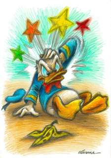 Joan Vizcarra - Donald Duck - ¡CRASH! - Original Drawing - Pencil Art | Catawiki