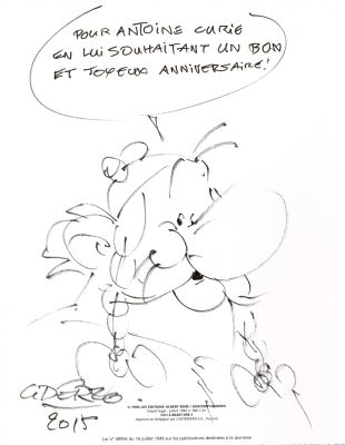 Uderzo | Astérix, La galère d’Obélix en édition originale, agrémenté d’une dédicace. Proche de l’état neuf. | Septimus