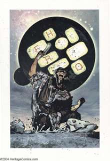 John Van Fleet - Hero #11 Cover Original Art (DC, 2003). The synopsis for Hero #11 read, "Metropolis -