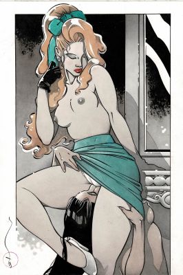 Michetz | Estouffades, dessin original à l’encre de chine et à l’aquarelle. | Septimus