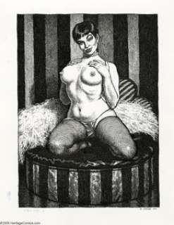 Robert Crumb - Stripper Illustration Original Art (1994). The two volumes of Robert Crumb’s Art and Beauty - | Heritage