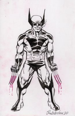 Joe Rubinstein | Wolverine Back Board Sketch | Joe Rubinstein