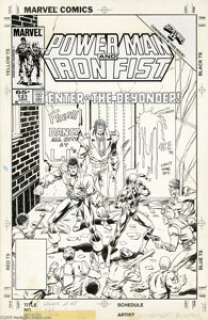 Mark Bright and Bob Layton - Power Man and Iron Fist #121 Cover Original Art (Marvel, 1986). The Beyonder made a -