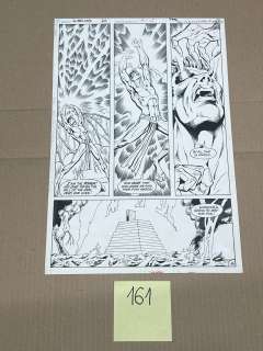 Dan JURGENS. « Wardlord ». Encre de Chine pour la planche 16 parue… | misc / divers