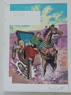 Franco Bignotti - 1 Original cover - Capitan Miki - Alba rovente - 1968 | Catawiki