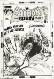 Neal Adams - Batman #231 Cover Original Art (DC, 1971). "Ten-Eyed" Reardon let’s his fingers do the - | Heritage