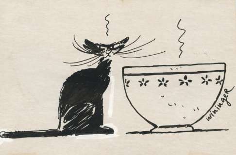 Winninger | Illustration Ã  l’encre de Chine sur papier… | Millon