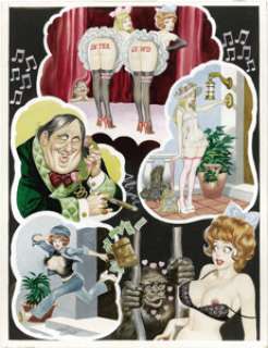 Ron Embleton - Penthouse "Oh, Wicked Wanda!" Page Original Art (Penthouse, undated). Hot, hip, raunchy, -