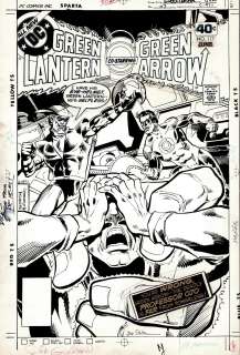 Dick Giordano Joe Staton - Green Lantern #117 Cover (Green Lantern Using Power Ring with Green Arrow Battling Professor Ojo!) 1978