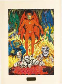 L. B. Cole - "Hell" Painting Original Art (1980).  Creator of more than 1500 covers, the late L. B. Cole - | Heritage