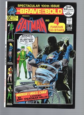 Brave and the Bold #100 Cover Proof Production Art Batman Jack Adler DC | Neat Stuff Vault