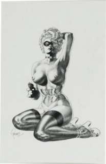 Jim Steranko - "Supergirls" Pin Up Illustration Original Art (undated). When it comes to drawing -