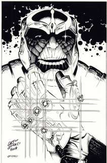Drew Geraci | Thanos with the Infinity Gauntlet Print - Signed | Anthony’s Comic Book Art