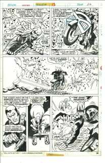 Ghost Rider #13 Pg 26 Original Artwork George Tuska Vince Colletta Bronze Horror | East Bay Comics