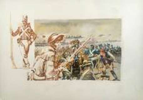 Renzo Calegari - Original illustration cm. 51x36. Signed. Mint