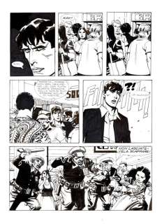 Mari, Nicola - 1 Original page - Dylan Dog Gigante #7 - "Horror Market" - 1998 | Catawiki