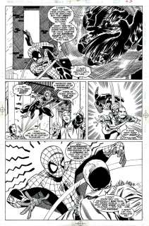 Al Williamson, Pat Olliffe | Untold Tales of Spider-Man #22 P 17 (Best Battle Page in Book! Spidey Vs Scarecrow!) 1997 | Romitaman