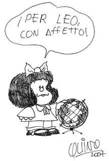 Quino - Original drawing - Mafalda - Hand Signed - 2007 | Catawiki
