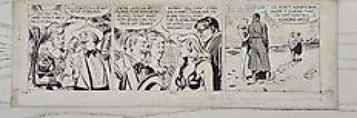 Raymond, Alex - 1 Original drawing - Rip Kirby - Comic Strip Original Art dated 6-27-1947 | Catawiki