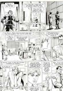 Aymond, Philippe & Van Hamme, Jean | Aymond, Philippe & Van Hamme, Jean Lady S Planche originale Ã  l’encre de | Cornette de St Cyr