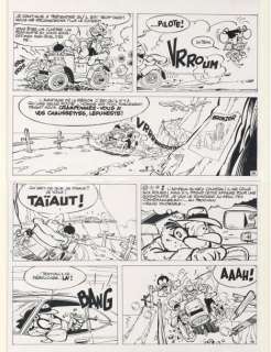 Greg | Achille Talon Ensemble de deux demi-planches Ã  l’encre de Chine n°23 | Cornette de St Cyr