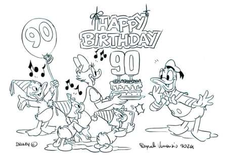 Pasquale Venanzio - Donald Duck’s 90th Birthday | Catawiki