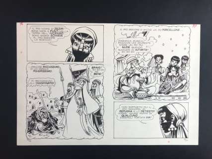 Magnus & Romanini - 1 Original page - La Compagnia della Forca - La Traversata Maledetta - 1978 | Catawiki