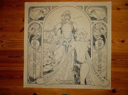 Marvano - 1 Original drawing - De vlucht van het paard - 1981 | Catawiki