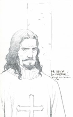 Critone | Lot 203 - La Rose & la Croix Tome 1 en édition originale agrémenté d’une dédicace. Proche de l’état neuf. | Septimus