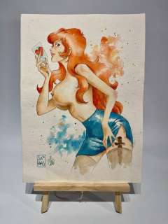 Zanella & Saras - 1 Original colour drawing - Lupin Terzo - Dangerous Fujiko - 2024 | Catawiki