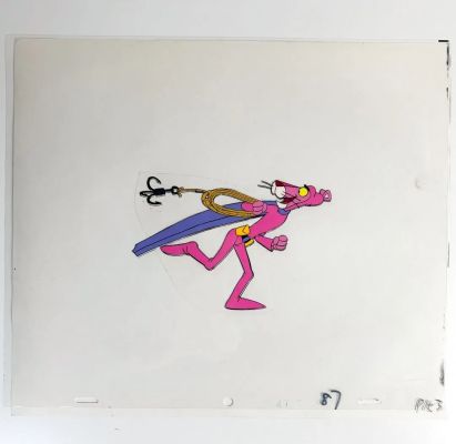 Lot 68 - La Panthère Rose (The Pink Panther), 1999 Dessin et cellulo à… | ArtFlow Enchères