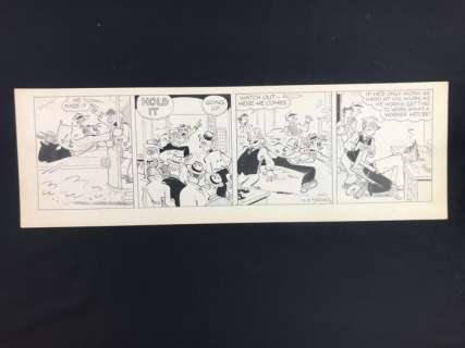 Young, Chic - 1 Original page - Dagwood - 1955 | Catawiki