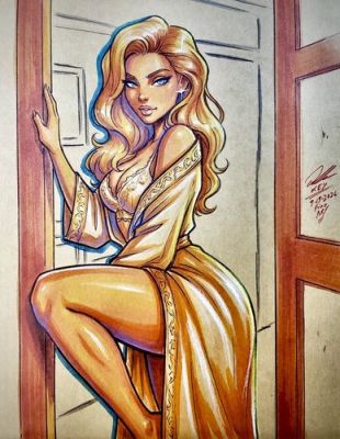 X-Men Emma Frost - 8.5x11 Hand-Drawn Signed 1/1 Original Art by Keyeske w/COA | eBay US (Buy It Now)