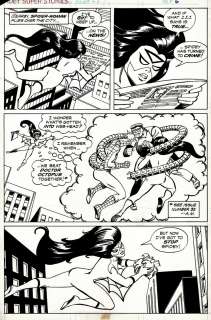 Win Mortimer Ricardo Villamonte - Spidey Super Stories #47 P 6 (Sold Live on ‘Dueling Dealers of Comic Art‘ Episode #106 Podcast on 2-8-2023