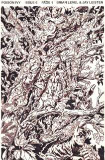 Brian Level, Jay Leisten - Poison Ivy #6 P.1 - Batman And Poison Ivy Vs. the Floronic Man Splash - 2022