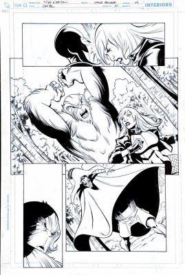 Mike Norton | Mike Norton -Green Arrow & Black Canary- Issue 10- Page 14/ Pencils by Mike Norton, inks by Wayne Faucher | Panel Punk Comics Originals