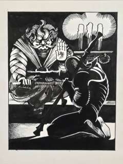 Magnus - 1 Original page - Magnus - Illustrazione Originale “Il Guerriero e il Sensei” | Catawiki