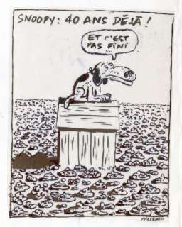 Vuillemin, Philippe - 1 Original drawing - snoopy a 40 ans | Catawiki