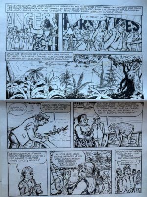 Sirius - 1 Original preliminary page - Pemberton - «Les Damnés de l’Opera» | Catawiki