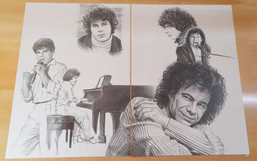 Giordano, Vincenzo - 2 Original drawing - Storia della Musica Leggera Italiana Illustrata - 2017 | Catawiki