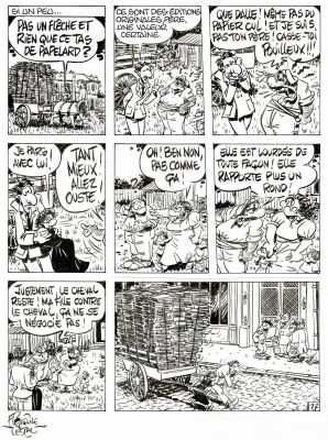 Florence Cestac | Un amour exemplaire, planche originale à l’encre de chine. | Septimus