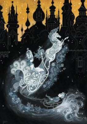 Aliocha Gouverneur | Illustration originale - La Reine des neiges | Daniel Maghen