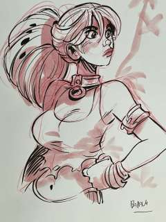 Barbucci, Alessandro - 1 Original colour drawing - Ekhö monde miroir | Catawiki