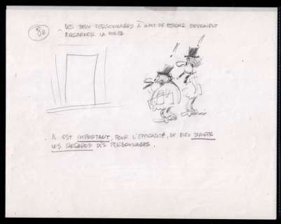 Franquin, André - 1 Original preliminary drawing - Onbekende strip | Catawiki