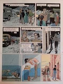 Juillard, André -Original Plate (P.24) | Le long voyage de Lena T2  - Lena et les trois femmes | Catawiki