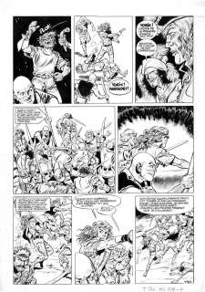 Planche originale 4 bis de Yorik par Eddy PAAPE