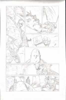Lee Ferguson | Lee Ferguson: Batman 80 Page Giant 2010 comic - Joker: Page 7 | Panel Punk Comics Originals