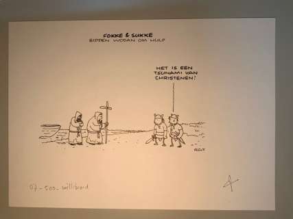 Van Tol, Jean-Marc - 1 Original drawing - Fokke & Sukke - Wilibrord - 2007 | Catawiki