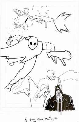 Raymar Brunson | Raymar Brunson - Ghost Man- Issue#3 Page# 33 | Panel Punk Comics Originals