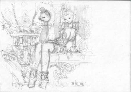 Andreae, Jean-Baptiste - 1 Original preliminary drawing - Azimut - Manie Ganza - 2015 | Catawiki